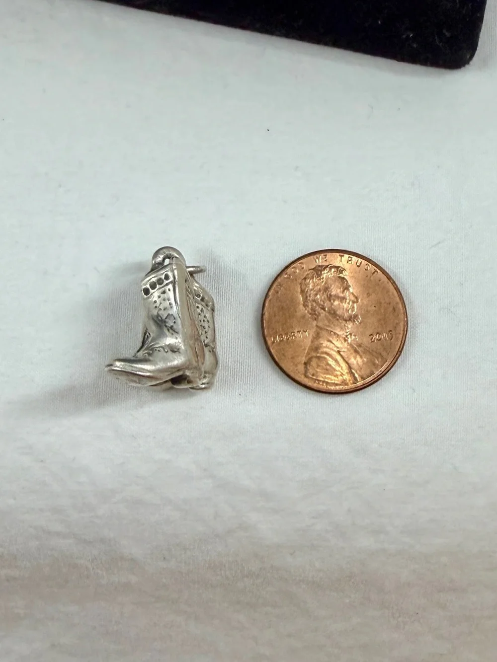JAMES AVERY Sterling Silver Cowboy Cowgirl Boots Charm Pendant - Picture 10 of 11